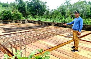Pemdes Lemo II Bangun Halaman Kantor dan Rumah Hidroponik