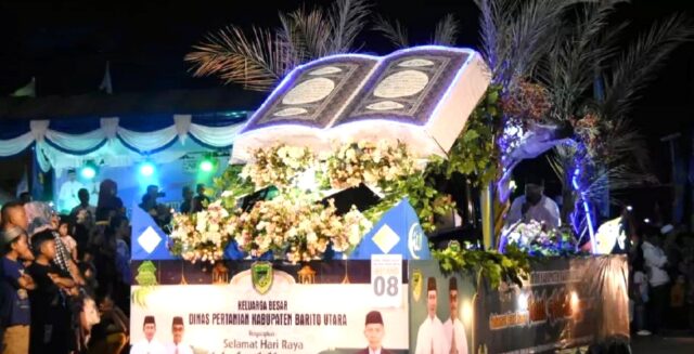 Pawai Takbir Keliling dan Mobil Hias Meriahkan Malam Idul Adha 1444 H di Barito Utara
