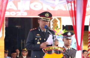 Polres Barito Utara Laksanakan Peringatan HUT Bhayangkara ke 77