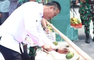 Wakil Bupati Barito Utara Sambut Dandim 1013 Muara Teweh