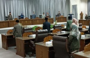 DPRD Rapat Paripurna Dalam Rangka Penyampaian Pidato Pengantar Bupati Terhadap Raperda APBD Perubahan 2023