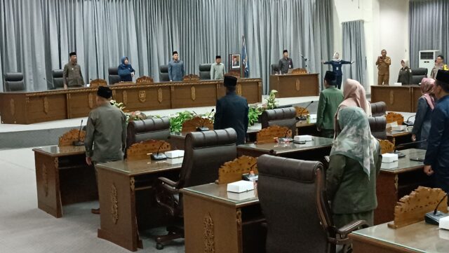 DPRD Rapat Paripurna Dalam Rangka Penyampaian Pidato Pengantar Bupati Terhadap Raperda APBD Perubahan 2023