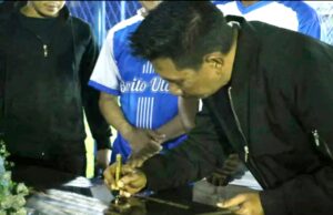 Bupati Barito Utara Resmikan Lapangan Hijau Mini Soccer