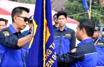 Bupati Barito Utara Lantik Pengurus Karang Taruna Kabupaten sekaligus Buka Wisata BBKT 2023