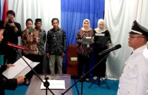 Pj Bupati Lantik dan Ambil Sumpah Janji PAW Kepala Desa Pendreh