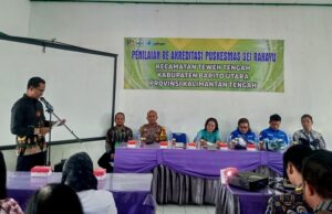Camat Teweh Tengah Hadiri Penilaian Re Akreditasi UPT Puskesmas Sei Rahayu