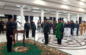 Pj Bupati Lantik Jufriansyah Sebagai Pj Sekda Barito Utara