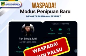 Diskominfosandi Himbau Warga Agar Selalu Waspada dan Hati-Hati Atas Modus Penipuan Mengatasnamakan Pejabat