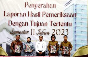 Pj Bupati dan Ketua DPRD Barito Utara Terima LHP dengan Tujuan Tertentu BPK Provinsi Kalteng