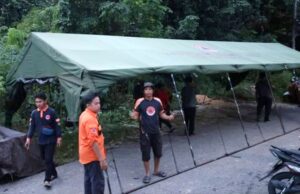Gerak Cepat, Pemkab Barito Utara Dirikan Posko Pengungsian Banjir