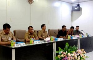 Pemkab Barito Utara Ikuti Entry Meeting Dalam Rangka Pemeriksaan Interim Atas LKPD Tahun 2023 Bersama BKP RI Kalteng