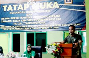 Kodim 1013 Muara Teweh Sosialisasikan Tentang Netralitas Persit KCK Dalam Pemilu 2024