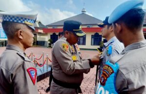Polres Barito Utara Apel Gelar Pasukan Operasi Keselamatan Telabang 2024