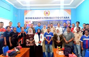 Kepala Disbudparpora Barito Utara Buka Muskab PBVSI 2024