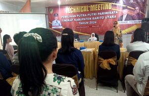 42 Peserta Putra Putri Pariwisata Barito Utara Ikuti Pembekalan dan Pemberian Materi
