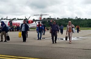 Arus Penumpang di Bandara HM Sidik Meningkat Hingga 77 Persen