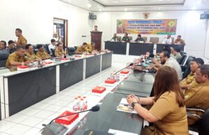 Pemkab Barito Utara Rakor Optimalisasi Lahan Rawa, Pompanisasi dan PAT Padi