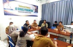 Dinas Perkimtan Barito Utara Rapat Sosialisasi Ganti Rugi Lahan Pelebaran Jalan