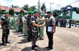 Dua Anggota Kodim 1013 Muara Teweh Pindah Satuan ke Kodam V Brawijaya