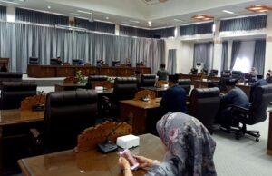 DPRD Barito Utara Gelar Rapat Paripurna III Dalam Rangka Jawaban Pemkab terhadap Pandangan Umum Fraksi