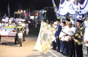 Pj Bupati Barito Utara Lepas Peserta Pawai Takbir Sambut Idul Adha 1445 Hijriah