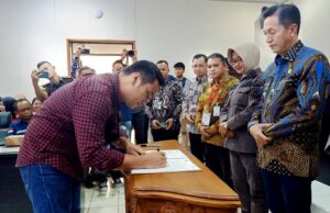 Launching Aplikasi SI-BAGA dan Penandatangan Nota Kesepakatan Bersama Guna Tingkatkan Efisiensi Pelayanan Publik