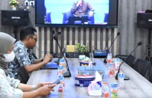 Pemkab Barito Utara Ikuti Zoom Meeting Sosialisasi Program APKASI Kerjasama Dengan TV One