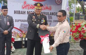 Polres Barito Utara Terima Hibah Ambulance Bertepatan HUT ke 78 Bhayangkara