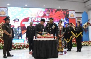 Pj Bupati Ajak Jajaran Polres Barito Utara Bersama Masyarakat Bangun Bumi Iya Mulik Bengkang Turan