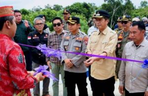 Dibangunnya Jembatan Sei Intu Untuk Kesejahteraan Masyarakat