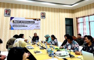 BPN Barito Utara Melaksanakan Rapat Internalisasi Penerbitan Dokumen Elektronik