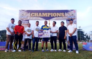 PU Putra Legend Juara Turnamen Sepak Bola U 40 Pj Bupati Barito Utara Cup