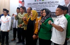 Lima Parpol Berkoalisi Deklarasikan Kemenangan Gogo-Helo di Pilkada Serentak Barito Utara 2024