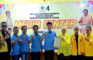 Paslon Agi-Saja Terima Rekomendasi Dari Partai Golkar