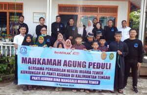 Mahkamah Agung Peduli Bersama Pengadilan Negeri Muara Teweh Salurkan Bantuan ke Panti Asuhan Bina Manggala
