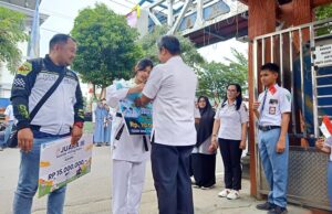 Kepulangan Atlet Karate O2SN tingkat Nasional Disambut Meriah