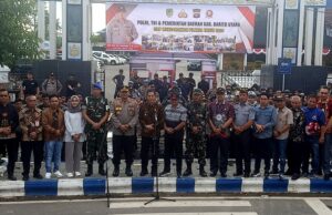 Pj Bupati Saksikan Simulasi Sispamkota Polres Barito Utara