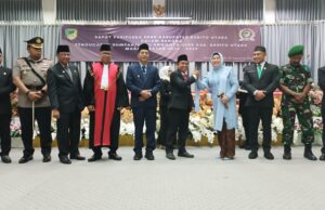 Hj Mery Rukaini dan H Parmana Setiawan Didaulat Pimpinan Sementara DPRD Barito Utara