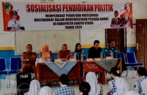 Badan Kesbangpol Barito Utara Sosialisasi Pendidikan Politik di Kecamatan Teweh Baru
