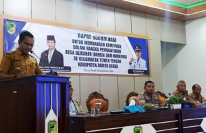 Kecamatan Teweh Tengah Gelar Rapat Koordinasi Bentuk Tim Terpadu P4GN-PN