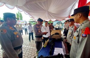 Pj Bupati Sambut Kunjungan Kerja Wakapolda Kalteng di Barito Utara