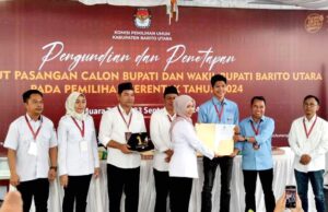 Nomor Urut Paslon Bupati dan Wakil Bupati Barito Utara Dalam Pilkada 2024 Ditetapkan