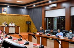 Pemkab Barito Utara Ikuti Rakor Penyiapan Lahan Dapur MBG Secara Daring