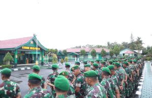 Dandim 1013 Muara Teweh Lepas Anggota Satgas Mobile RI-PNG