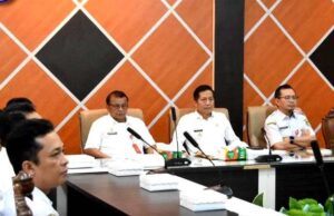 Pemkab Barito Utara Ikuti Launching SPI Tahun 2024 Melalui Zoom Meeting