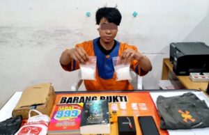 Polisi Amankan Pengedar Beserta Sabu Senilai Rp 300 Juta