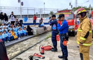 Disdamkarmat Barito Utara Gelar Fun dan Edukasi : Mengenal Profesi dan Pencegahan Kebakaran Sejak Dini