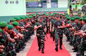 Danrem 102 Panju Panjung Apresiasi Kinerja Kodim 1013 Muara Teweh dalam Pembinaan Teritorial