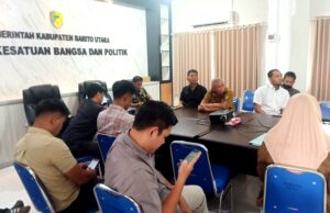 Badan Kesbangpol Barito Utara Gelar Rapat Kewaspadaan Dini Terkait PSU Pilkada