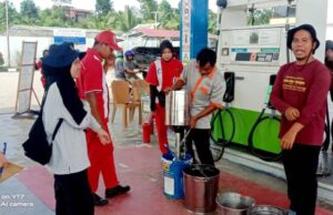 UPT Metrologi Legal Barito Utara Laksanakan Tera Ulang di SPBU dan Pasar